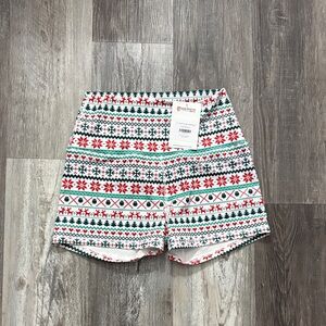 Born Primitive High Waist Festive Patterned Shorts